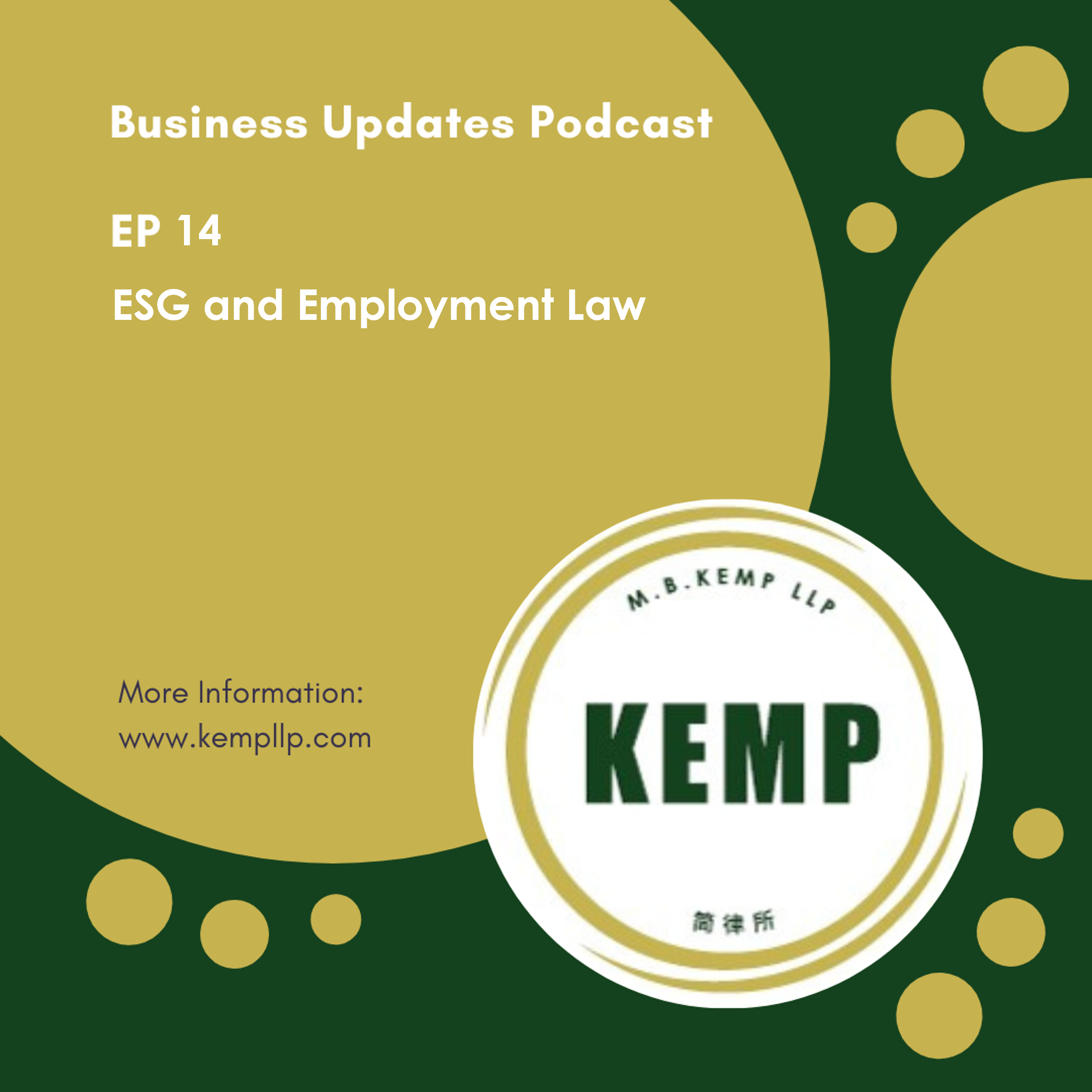 PODCAST "ESG and Employment Law"